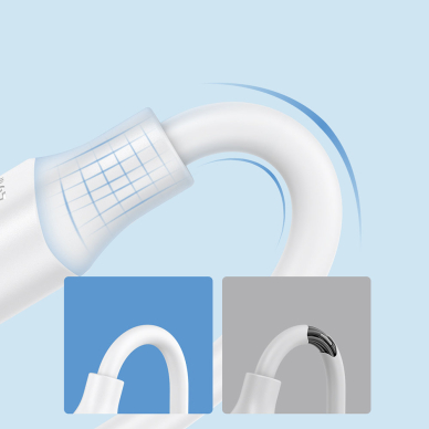 Joyroom USB charging / data cable - USB Type C 3A 2m white (S-UC027A9) 1