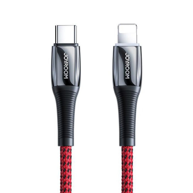 Kabelis Joyroom USB Type C - Lightning 20W 2.4A 1.2m Raudonas (S-1224K2 Red) Kabelis Joyroom USB Type C - Lightning 20W 2.4A 1.2m Raudonas (S-1224K2 Red)