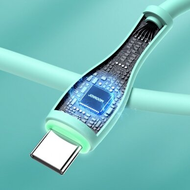 Joyroom USB - USB Type C Kabelis 3 A 1 m Baltas (S-1030M8) 12