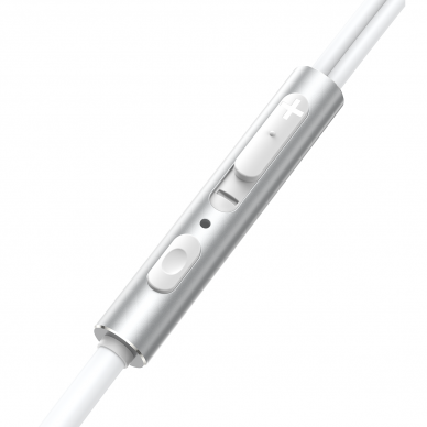 Joyroom Wired Series JR-EW03 wired in-ear ausinės - silver 3 Joyroom Wired Series JR-EW03 wired in-ear ausinės - silver 3