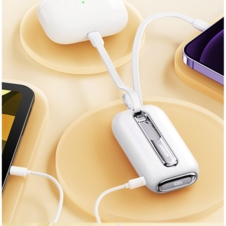 Joyroom powerbank 10000mAh Colorful Series 22.5W with 2 built-in USB C and Lightning cables white (JR-L012) 14 Joyroom powerbank 10000mAh Colorful Series 22.5W with 2 built-in USB C and Lightning cables white (JR-L012) 14