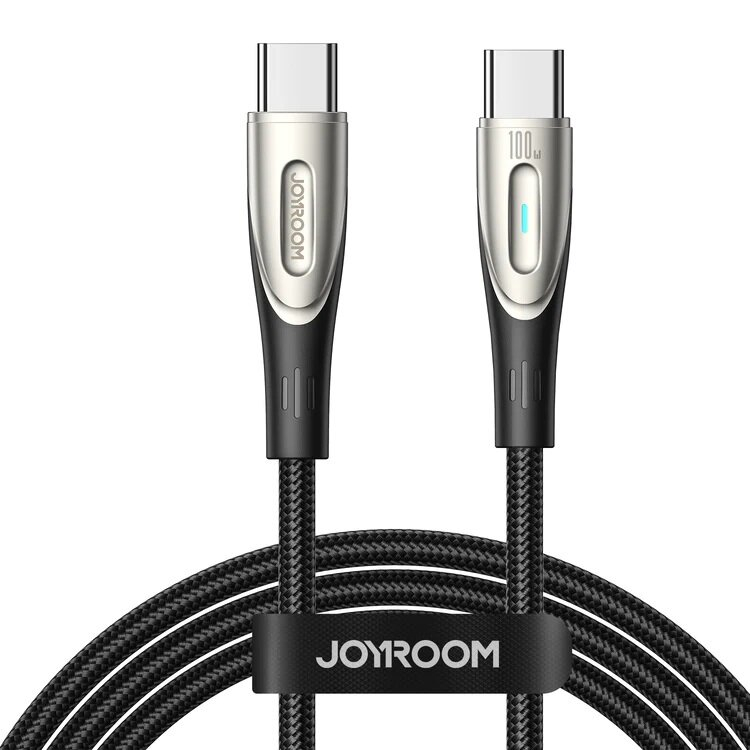 Joyroom Star-Light Series SA27-CC5 USB-C / USB-C cable 100W 1.2m - black Joyroom Star-Light Series SA27-CC5 USB-C / USB-C cable 100W 1.2m - black