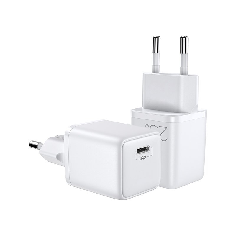 Įkroviklis Joyroom Fast USB Type C 25W 3A EU Plug Baltas (L-P251) Įkroviklis Joyroom Fast USB Type C 25W 3A EU Plug Baltas (L-P251)