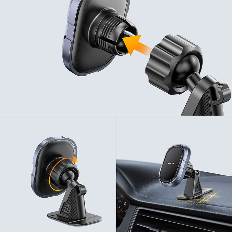 Laikiklis Joyroom magnetic phone holder Pilkas (JR-ZS311) 7 Laikiklis Joyroom magnetic phone holder Pilkas (JR-ZS311) 7
