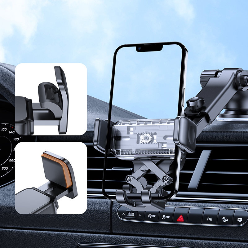 Laikiklis Joyroom mechanical car cockpit holder Juodas(JR-ZS283) 5 Laikiklis Joyroom mechanical car cockpit holder Juodas(JR-ZS283) 5