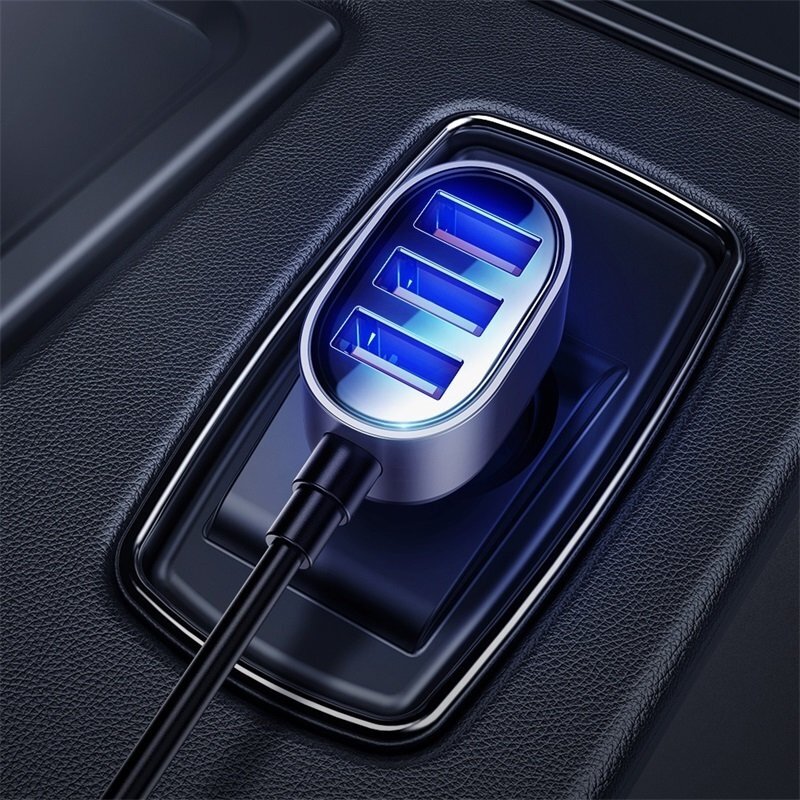 Joyroom Išmanus Automobilinis Įkroviklis 5x USB 6,2 A su prailginimu Juodas (JR-CL03) 3 Joyroom Išmanus Automobilinis Įkroviklis 5x USB 6,2 A su prailginimu Juodas (JR-CL03) 3