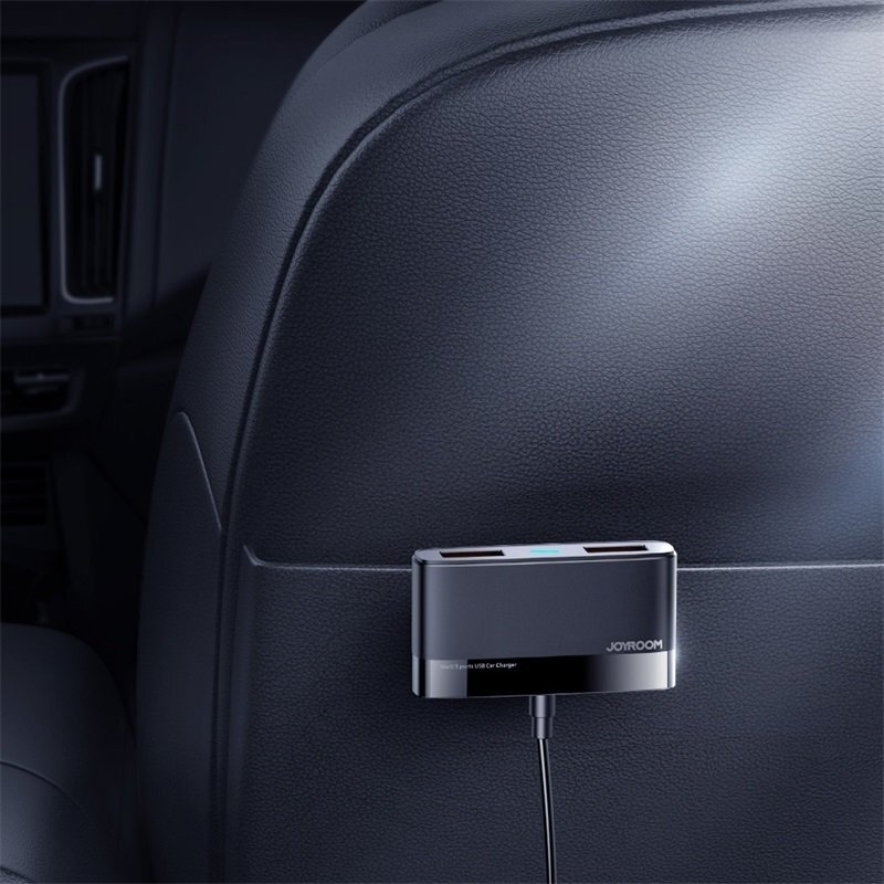 Joyroom Išmanus Automobilinis Įkroviklis 5x USB 6,2 A su prailginimu Juodas (JR-CL03) 7 Joyroom Išmanus Automobilinis Įkroviklis 5x USB 6,2 A su prailginimu Juodas (JR-CL03) 7