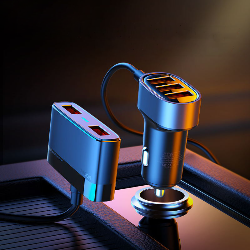 Joyroom Išmanus Automobilinis Įkroviklis 5x USB 6,2 A su prailginimu Juodas (JR-CL03) 9 Joyroom Išmanus Automobilinis Įkroviklis 5x USB 6,2 A su prailginimu Juodas (JR-CL03) 9