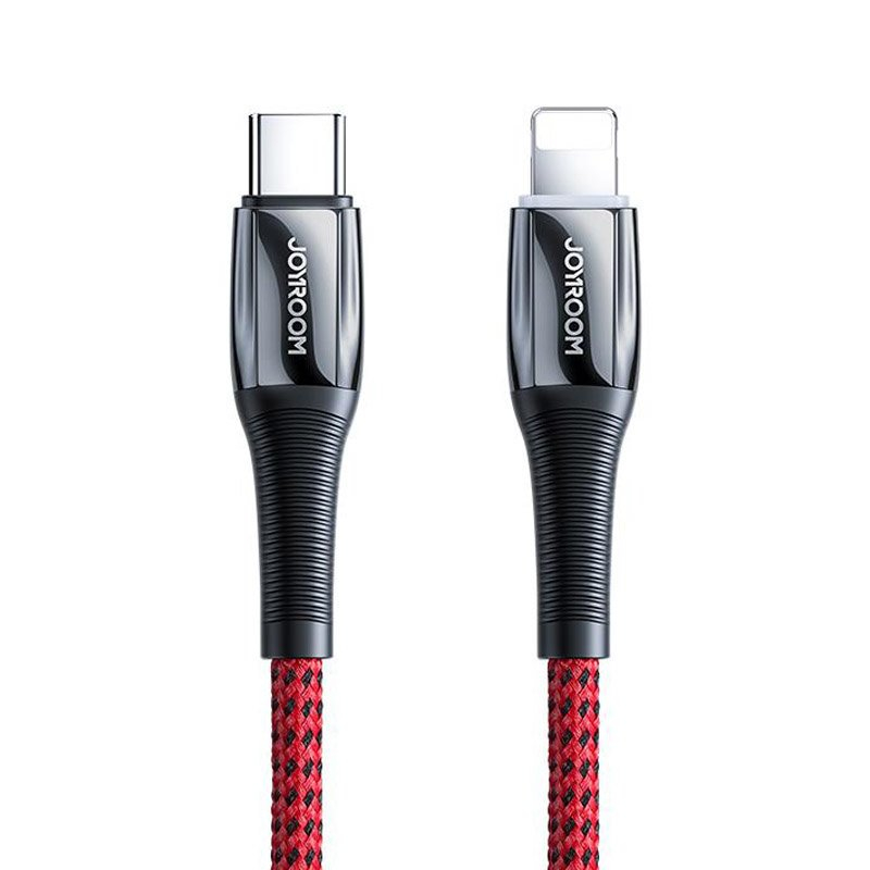 Kabelis Joyroom USB Type C - Lightning 20W 2.4A 1.2m Raudonas (S-1224K2 Red) Kabelis Joyroom USB Type C - Lightning 20W 2.4A 1.2m Raudonas (S-1224K2 Red)