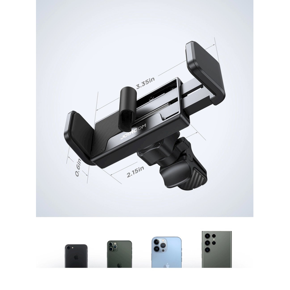 Joyroom JR-ZS377 automobilio telefono laikiklis skirtas oro grotelių montavimui – juodas 10 Joyroom JR-ZS377 automobilio telefono laikiklis skirtas oro grotelių montavimui – juodas 10