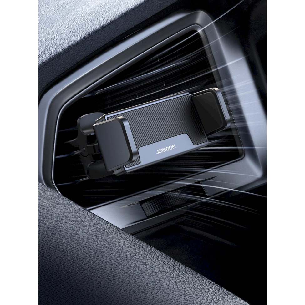 Joyroom JR-ZS377 automobilio telefono laikiklis skirtas oro grotelių montavimui – juodas 7