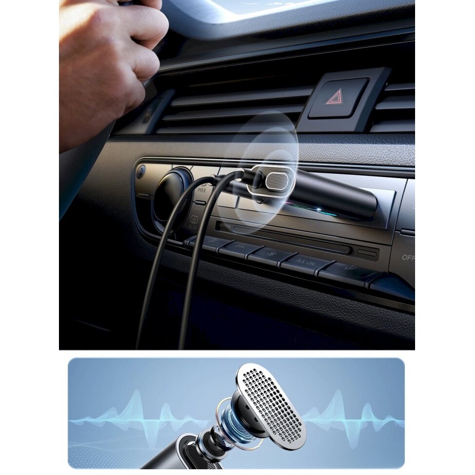 Joyroom JR-CB7 belaidis automobilinis imtuvas – pilkas 10