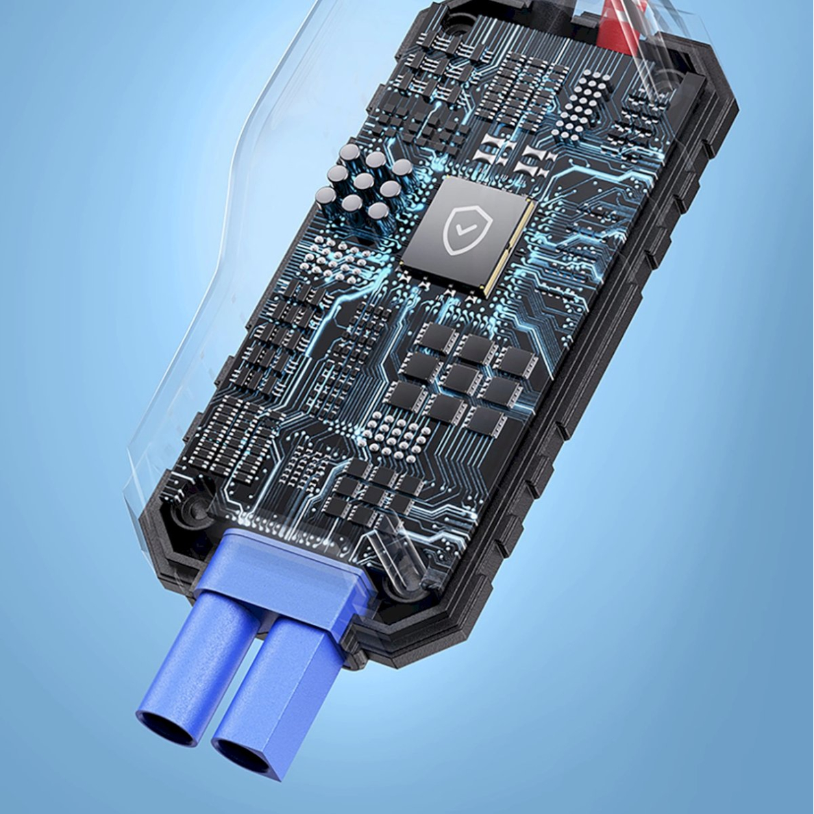 Baseus Super Energy BS-CH013 Jump starter 4-in-1 600A su žibintuvėliu / 6000mAh išorine baterija / kompresoriumi – juodas 11 Baseus Super Energy BS-CH013 Jump starter 4-in-1 600A su žibintuvėliu / 6000mAh išorine baterija / kompresoriumi – juodas 11