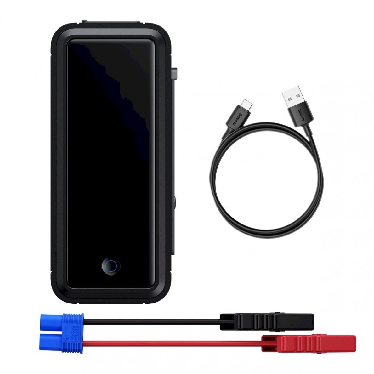 Jump startersupercapacitor Baseus Super Energy Mega Series BS-CH007 3000A 12V USB-C / EC8 / DC - pilkas 1 Jump startersupercapacitor Baseus Super Energy Mega Series BS-CH007 3000A 12V USB-C / EC8 / DC - pilkas 1