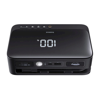 Baseus Super Energy BS-CH013 Jump starter 4-in-1 600A su žibintuvėliu / 6000mAh išorine baterija / kompresoriumi – juodas 2