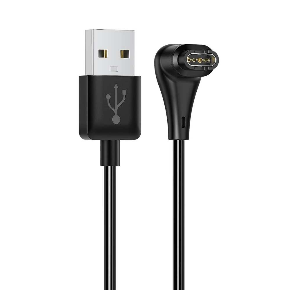 Reach USB-A į Garmin Watch kabelis 1.0m - juodas Reach USB-A į Garmin Watch kabelis 1.0m - juodas