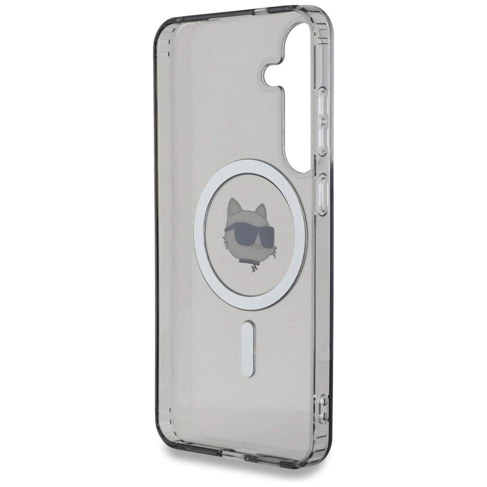 Karl Lagerfeld Button Choupette Head Printed Logo MagSafe Samsung Galaxy S25 Dėklas Juodas 6 Karl Lagerfeld Button Choupette Head Printed Logo MagSafe Samsung Galaxy S25 Dėklas Juodas 6