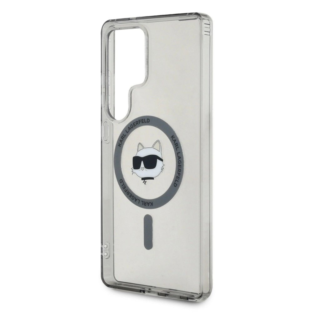 Karl Lagerfeld Button Choupette Head Printed Logo MagSafe Samsung Galaxy S25 Ultra Dėklas Juodas 5 Karl Lagerfeld Button Choupette Head Printed Logo MagSafe Samsung Galaxy S25 Ultra Dėklas Juodas 5