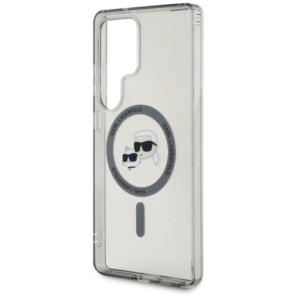 Karl Lagerfeld Button Karl Choupette Heads Printed Logo MagSafe Samsung Galaxy S25 Ultra Dėklas Juodas 5 Karl Lagerfeld Button Karl Choupette Heads Printed Logo MagSafe Samsung Galaxy S25 Ultra Dėklas Juodas 5