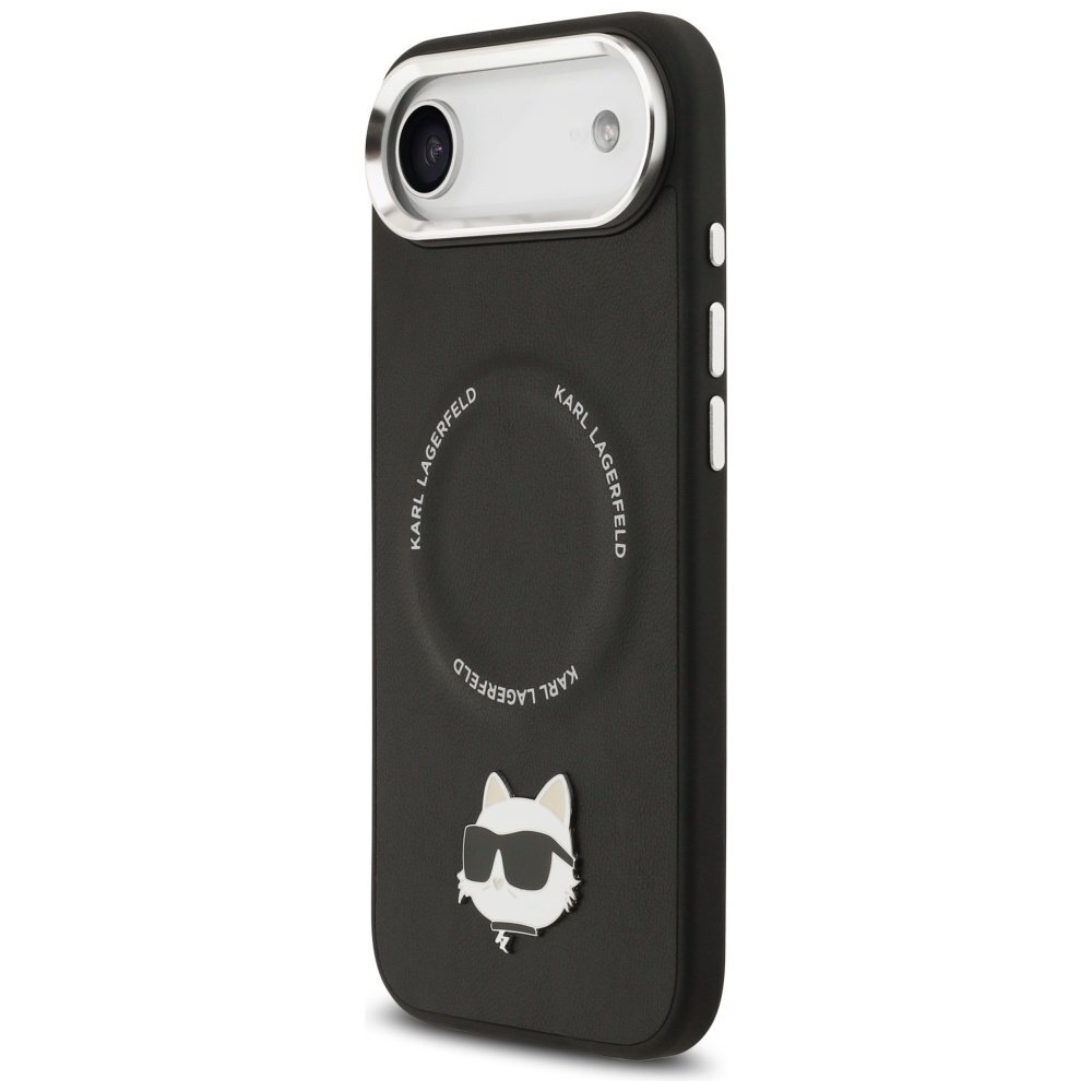 iPhone Air Karl Lagerfeld Choupette Pin MagSafe dėklas – juodas 1