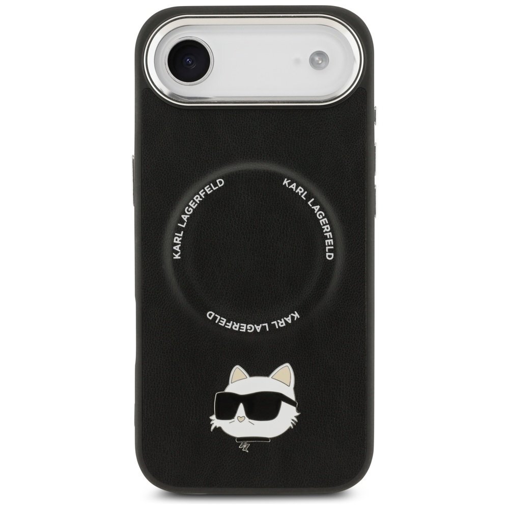 iPhone Air Karl Lagerfeld Choupette Pin MagSafe dėklas – juodas 2