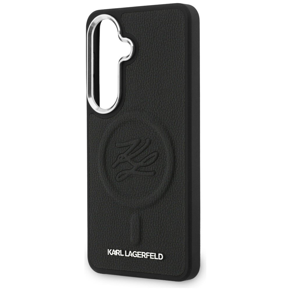 Samsung Galaxy S26+ Karl Lagerfeld Embossed Ring Initials MagSafe dėklas – juodas 5