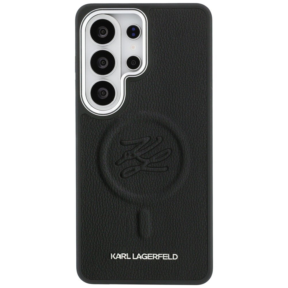 Samsung Galaxy S26 Ultra Karl Lagerfeld Embossed Ring Initials MagSafe dėklas – juodas 2