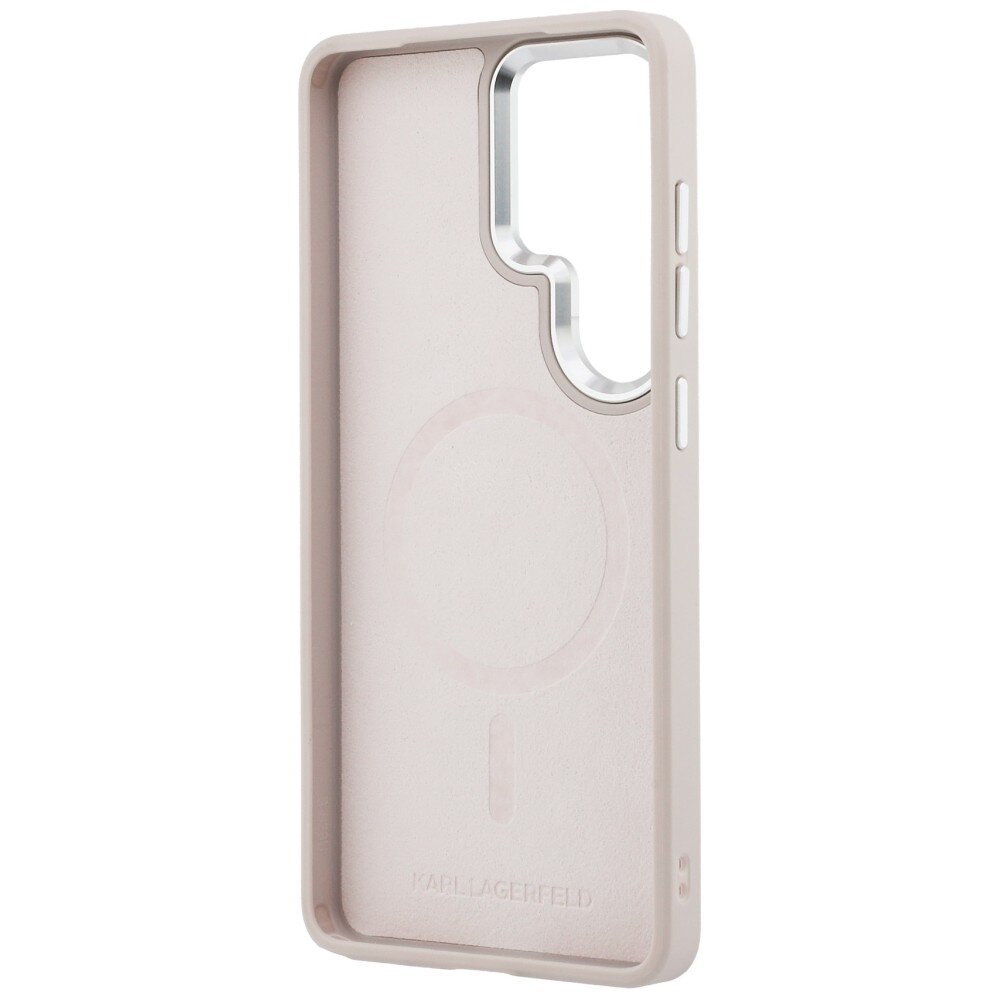 Samsung Galaxy S26 Ultra Karl Lagerfeld Embossed Ring RSG Logo MagSafe dėklas – rožinis 6 Samsung Galaxy S26 Ultra Karl Lagerfeld Embossed Ring RSG Logo MagSafe dėklas – rožinis 6