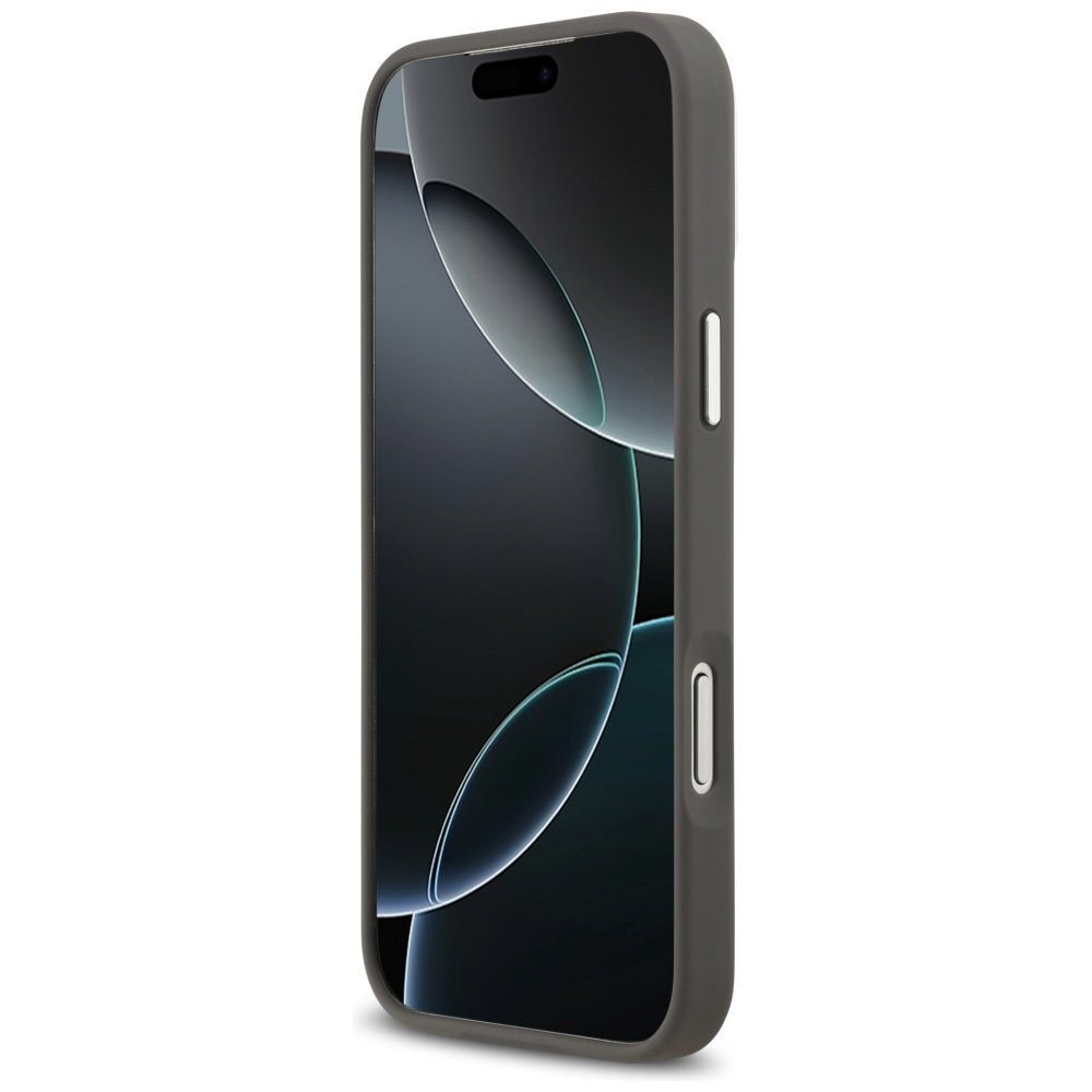 iPhone 17 Pro Max Karl Lagerfeld FW Grained Karl & Choupette Heads Pins & Logo dėklas – pilkas 4 iPhone 17 Pro Max Karl Lagerfeld FW Grained Karl & Choupette Heads Pins & Logo dėklas – pilkas 4