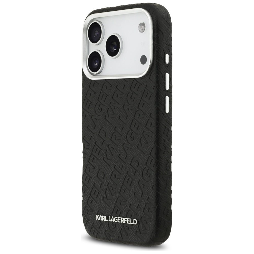 iPhone 17 Pro Karl Lagerfeld FW Stamped Karl MagSafe dėklas – juodas 1