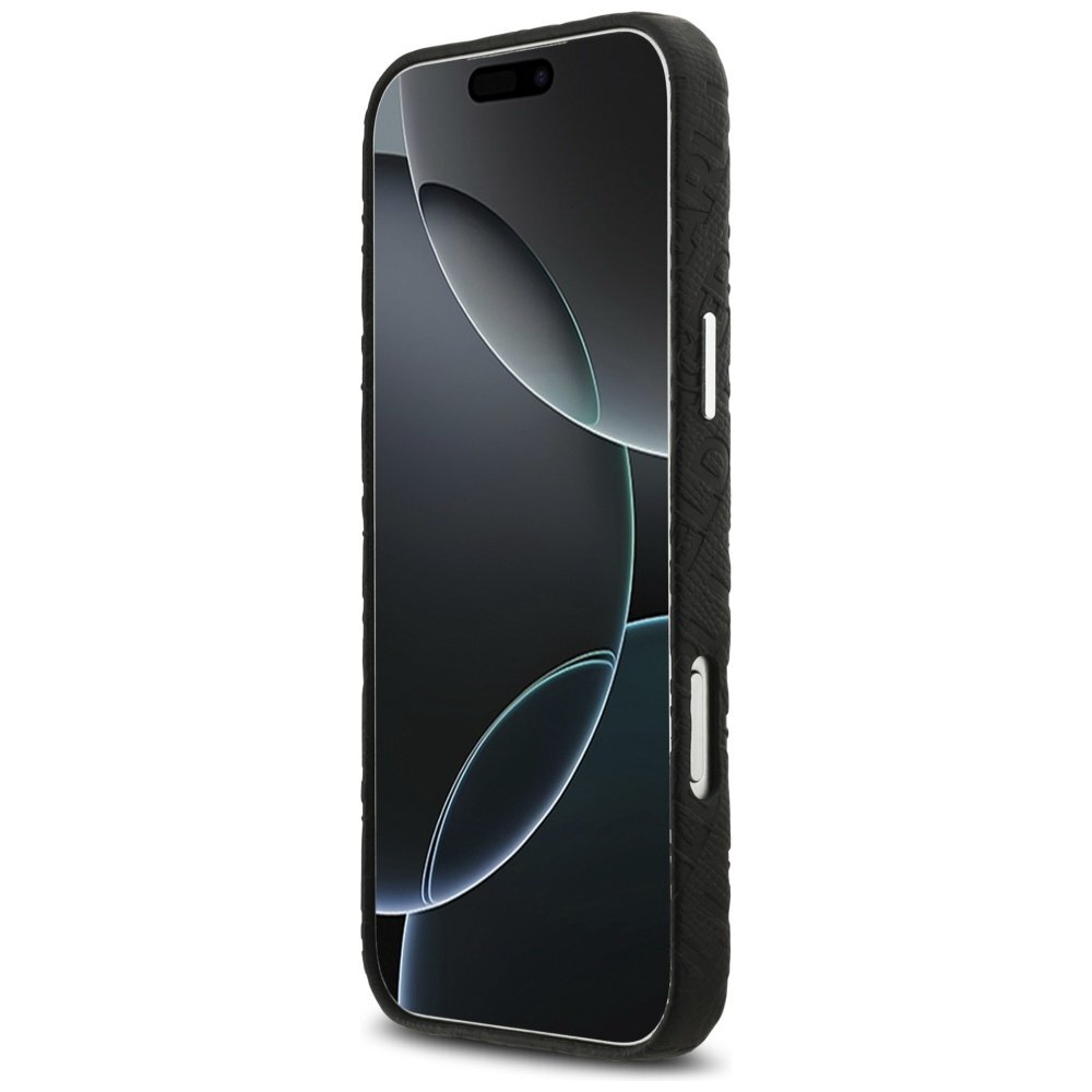 iPhone 17 Pro Max Karl Lagerfeld FW Stamped Karl MagSafe dėklas – juodas 4