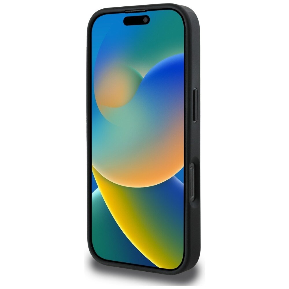 iPhone 16 Pro Karl Lagerfeld Grained Pattern & Logo MagSafe dėklas – juodas 4