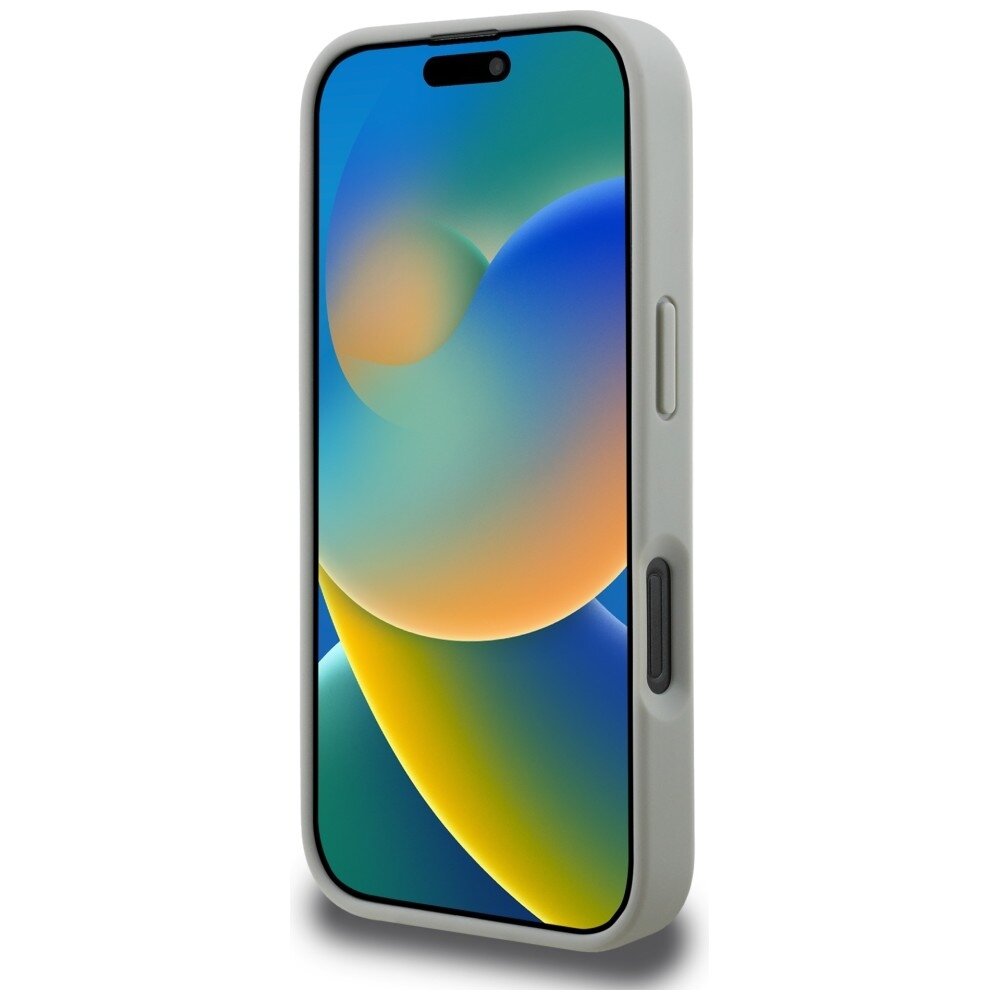 iPhone 16 Pro Max Karl Lagerfeld Grained Pattern & Logo MagSafe dėklas – pilkas 4
