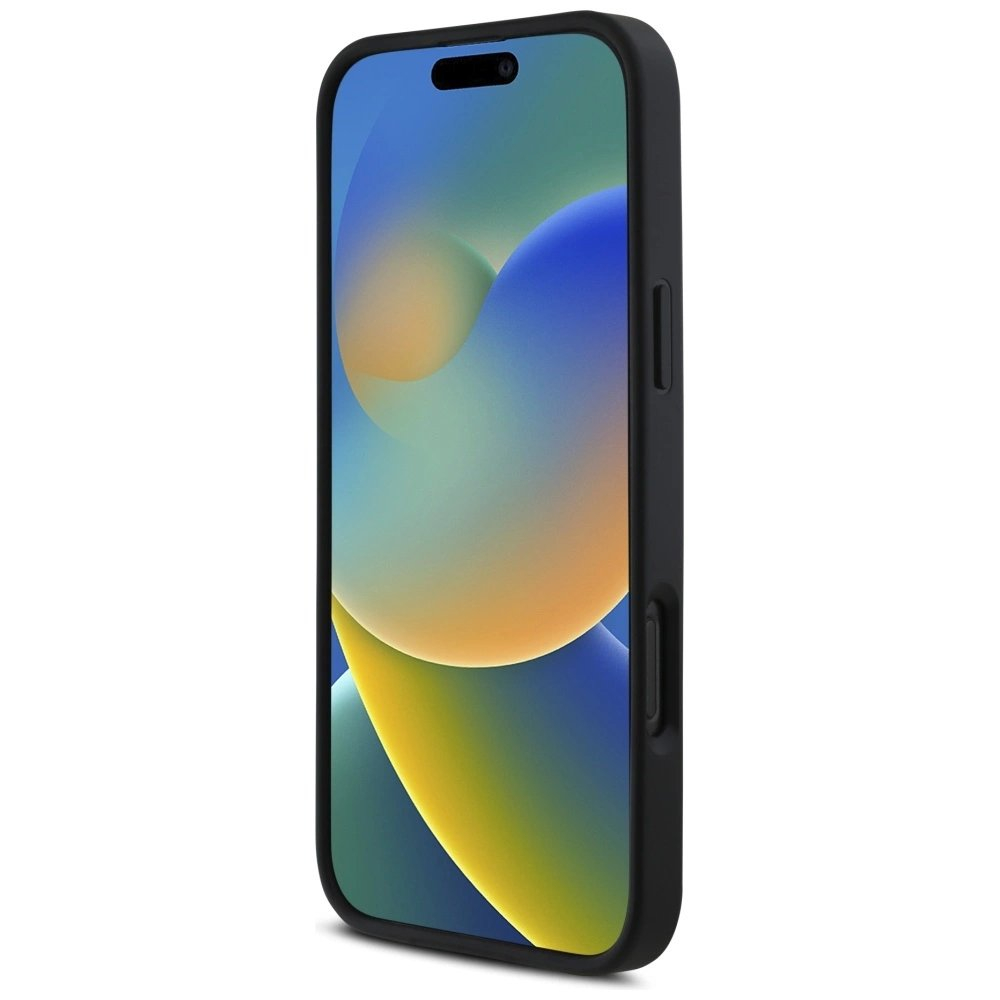 Karl Lagerfeld HC 3D Rubber Elongated Glitter iPhone 16 Pro Dėklas - Juodas 4 Karl Lagerfeld HC 3D Rubber Elongated Glitter iPhone 16 Pro Dėklas - Juodas 4