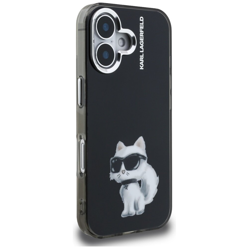iPhone 16 Karl Lagerfeld IML Aquarelle Choupette & Logo dėklas – juodas 3 iPhone 16 Karl Lagerfeld IML Aquarelle Choupette & Logo dėklas – juodas 3