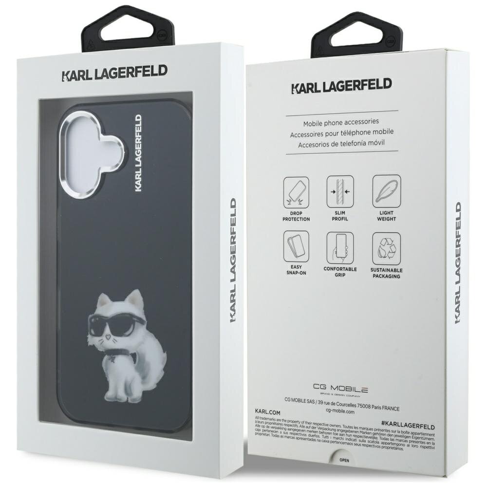 iPhone 16 Karl Lagerfeld IML Aquarelle Choupette & Logo dėklas – juodas 7 iPhone 16 Karl Lagerfeld IML Aquarelle Choupette & Logo dėklas – juodas 7