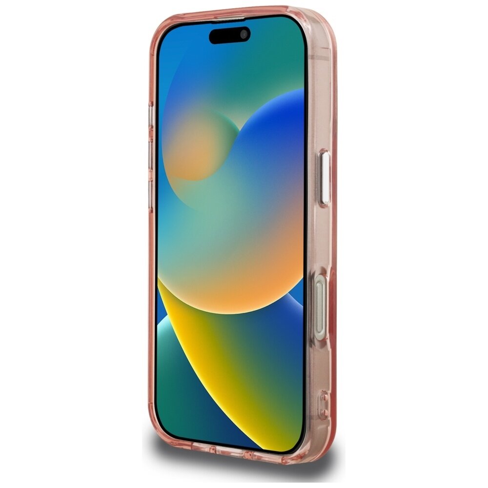 iPhone 16 Karl Lagerfeld IML Aquarelle Choupette & Logo dėklas – rožinis 4