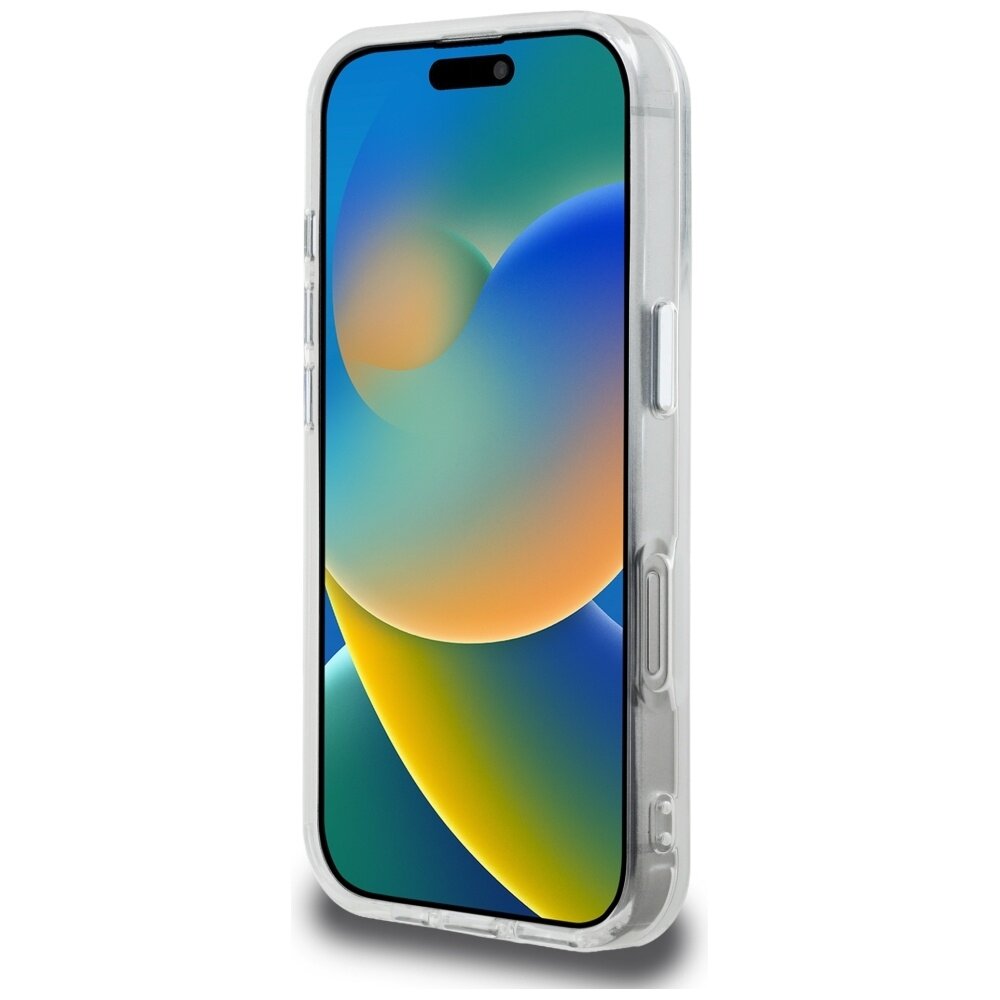 iPhone 16 Pro Max Karl Lagerfeld IML Aquarelle Karl & Choupette & Logo dėklas – baltas 4