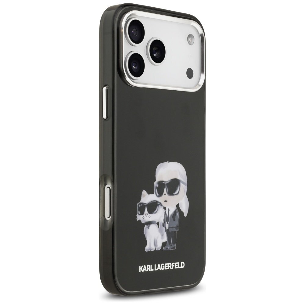 iPhone 17 Pro Karl Lagerfeld IML Aquarelle Karl & Choupette & Logo MagSafe dėklas – juodas 3 iPhone 17 Pro Karl Lagerfeld IML Aquarelle Karl & Choupette & Logo MagSafe dėklas – juodas 3