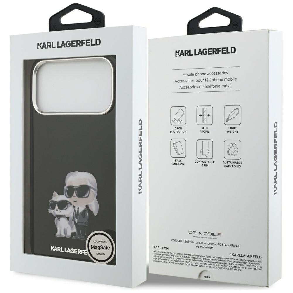 iPhone 17 Pro Karl Lagerfeld IML Aquarelle Karl & Choupette & Logo MagSafe dėklas – juodas 7 iPhone 17 Pro Karl Lagerfeld IML Aquarelle Karl & Choupette & Logo MagSafe dėklas – juodas 7