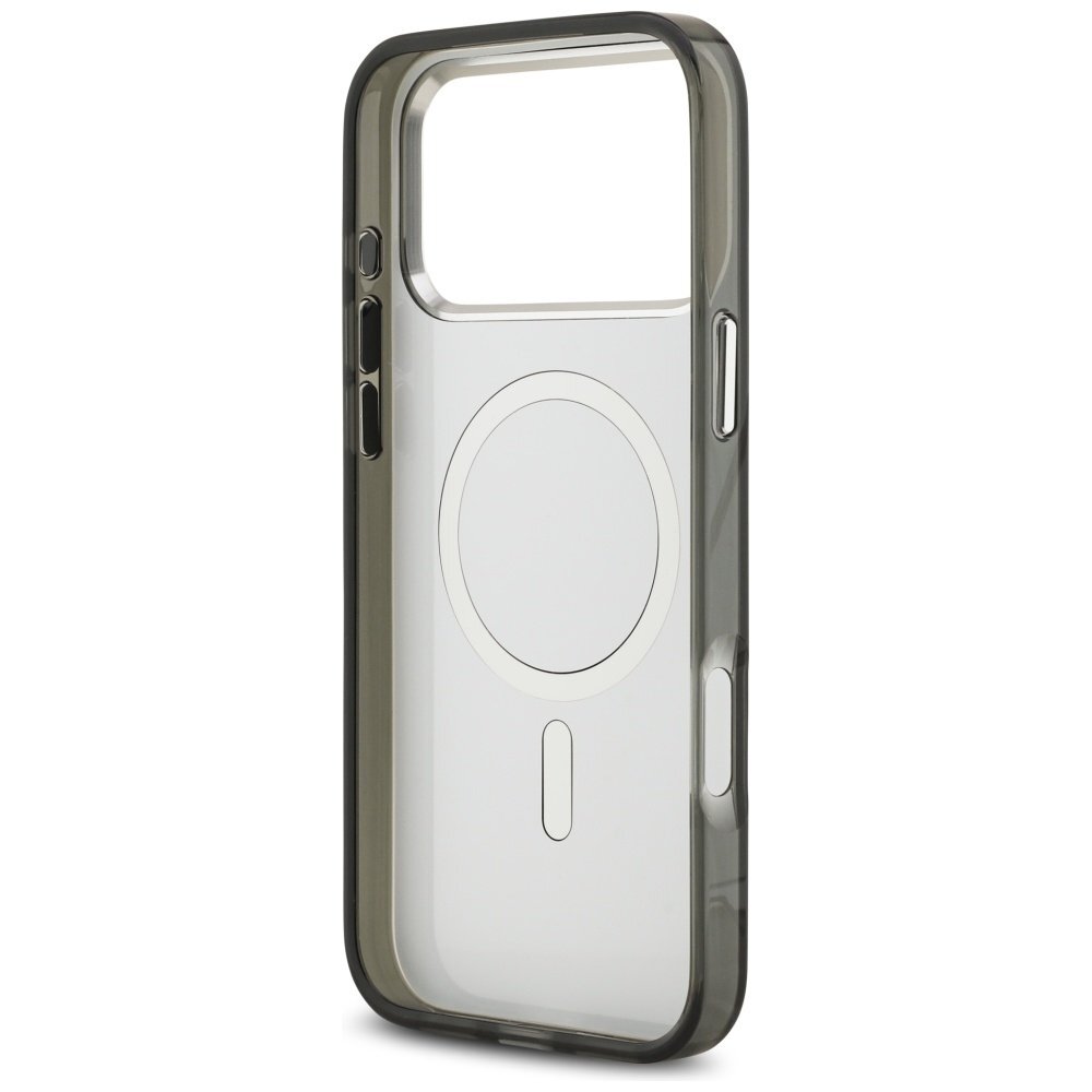 iPhone 17 Pro Max dėklas Karl Lagerfeld IML Aquarelle Karl & Choupette & Logo, MagSafe – juodas 6