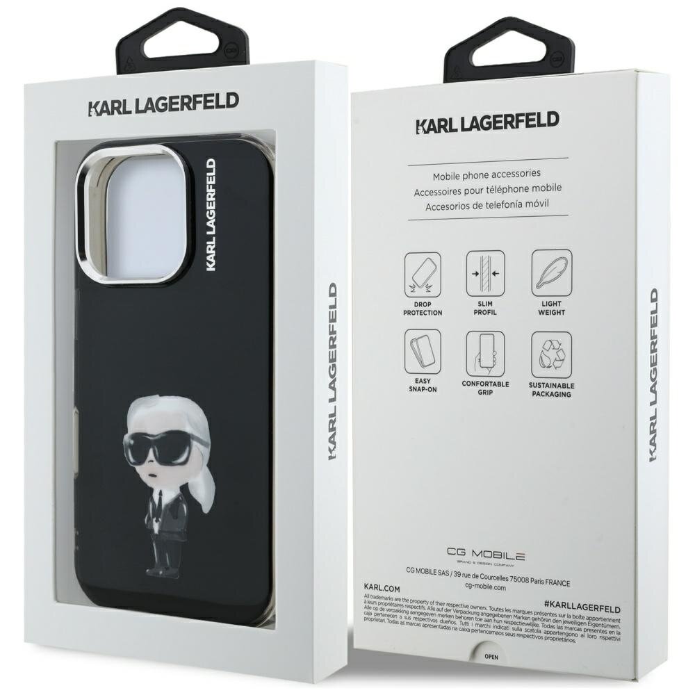 iPhone 16 Pro Karl Lagerfeld IML Aquarelle Karl & Logo MagSafe dėklas – juodas 7 iPhone 16 Pro Karl Lagerfeld IML Aquarelle Karl & Logo MagSafe dėklas – juodas 7