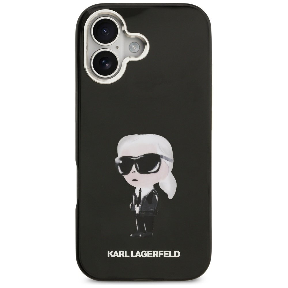 iPhone 17 Karl Lagerfeld IML Aquarelle Karl & Logo MagSafe dėklas – juodas 2 iPhone 17 Karl Lagerfeld IML Aquarelle Karl & Logo MagSafe dėklas – juodas 2