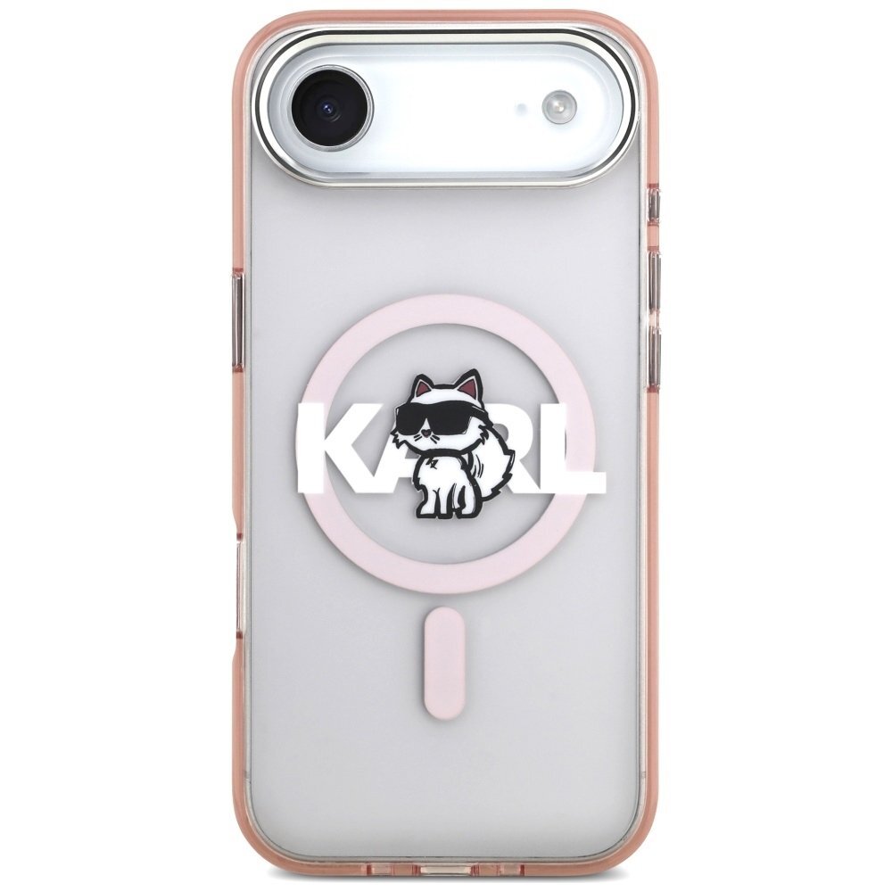 iPhone Air Karl Lagerfeld IML Choupette Sketch Logo MagSafe dėklas – rožinis 2 iPhone Air Karl Lagerfeld IML Choupette Sketch Logo MagSafe dėklas – rožinis 2