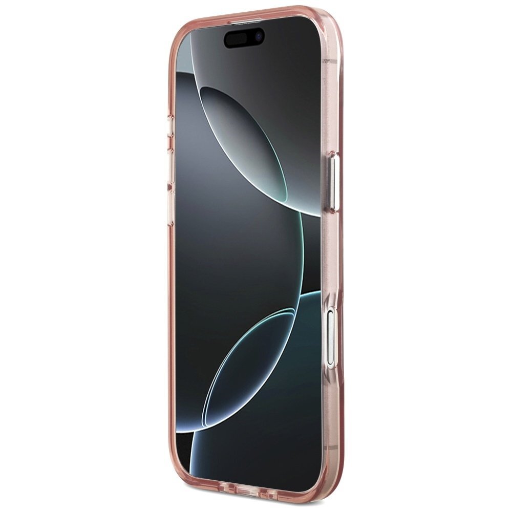 iPhone Air Karl Lagerfeld IML Choupette Sketch Logo MagSafe dėklas – rožinis 4