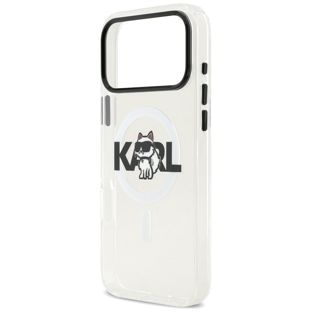 iPhone 17 Pro Karl Lagerfeld IML Choupette Sketch Logo MagSafe dėklas – skaidrus 5 iPhone 17 Pro Karl Lagerfeld IML Choupette Sketch Logo MagSafe dėklas – skaidrus 5