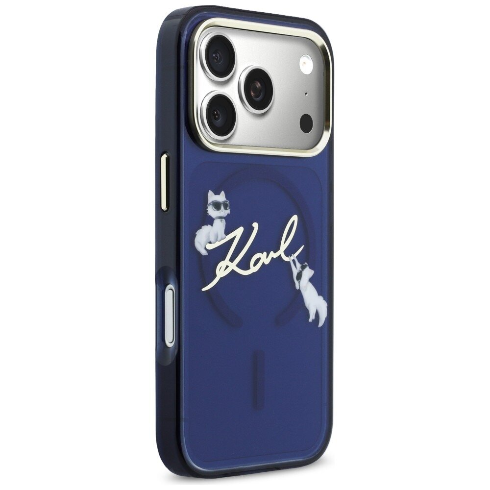 iPhone 17 Pro Karl Lagerfeld IML Choupettes Karl Script Logo MagSafe dėklas – mėlynas 3 iPhone 17 Pro Karl Lagerfeld IML Choupettes Karl Script Logo MagSafe dėklas – mėlynas 3