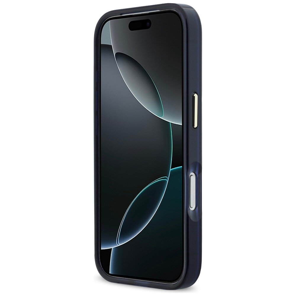 iPhone 17 Pro Max Karl Lagerfeld IML Choupettes Karl Script Logo MagSafe dėklas – mėlynas 4