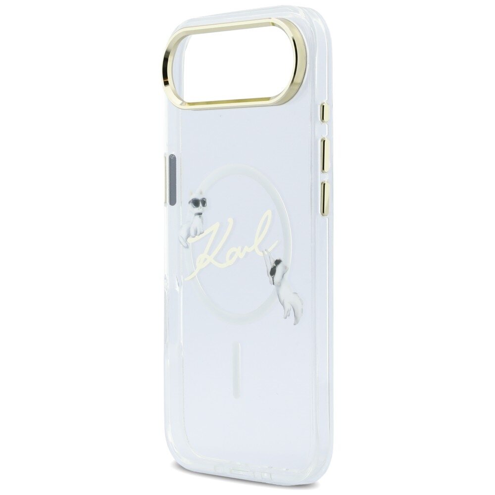 iPhone Air Karl Lagerfeld IML Choupettes Karl Script Logo MagSafe dėklas – skaidrus 5