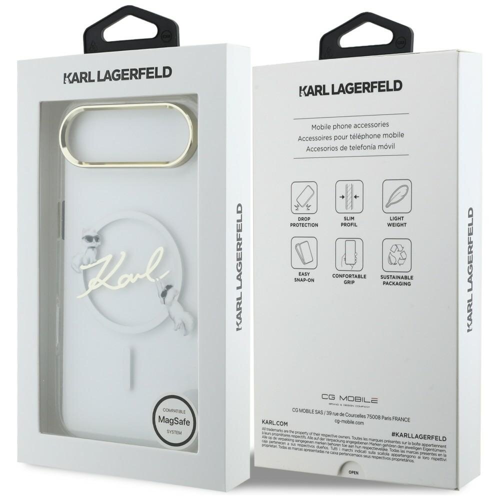 iPhone Air Karl Lagerfeld IML Choupettes Karl Script Logo MagSafe dėklas – skaidrus 7 iPhone Air Karl Lagerfeld IML Choupettes Karl Script Logo MagSafe dėklas – skaidrus 7
